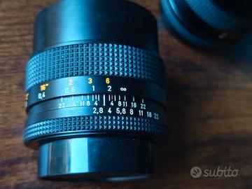 3 obiettivi Carl Zeiss Contax