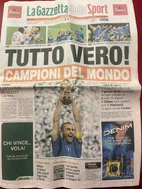 Gazzetta dello Sport Mondiali 2006  10-11-5 luglio