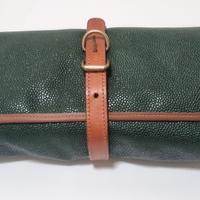 Kit per pulizia scarpe vintage portatile borsa