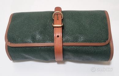 Kit per pulizia scarpe vintage portatile borsa