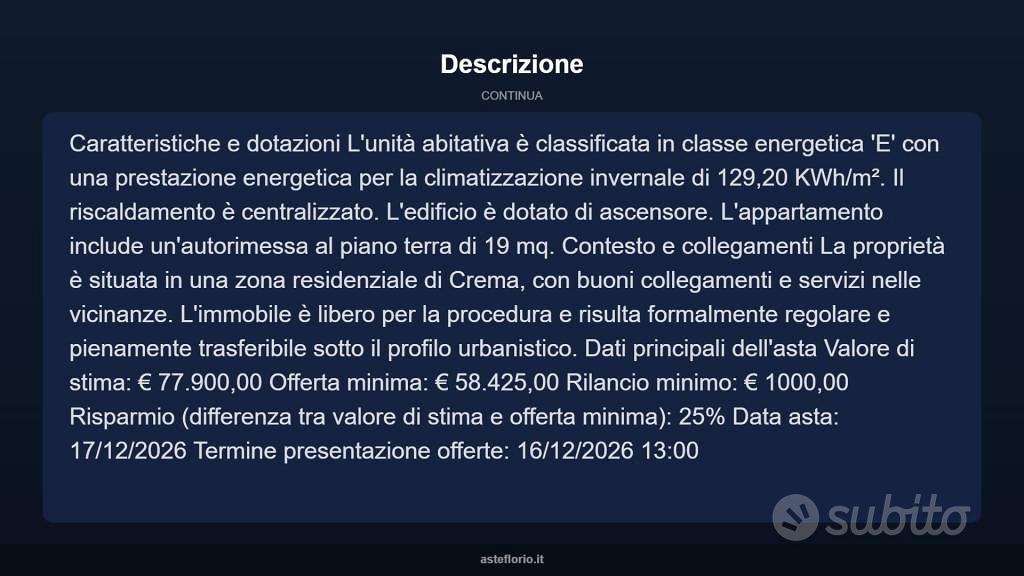 Appartamento – Crema, Ombriano - Vista 5