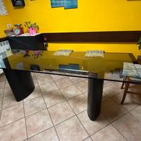 Scrivania/tavolo in vetro