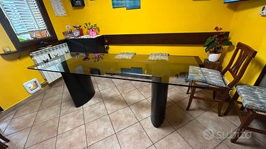 Scrivania/tavolo in vetro