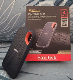 SSD SanDisk Extreme 4TB NVMe Garanzia 05/2028