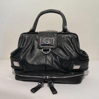 Borsa Guess Nera, in Pelle Vegana (Ostrich Leather