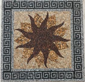 mosaico rosone marmo pavimento piastrelle interno