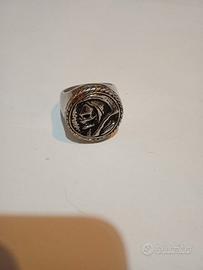 Anello Grim Reaper / Tristo Mietitore stile biker