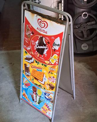 Gelati Algida tabelle lamiera vintage pubblicita