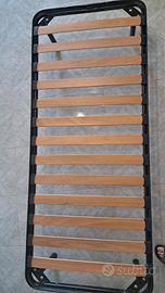rete singolain doche di legno letto eminflex
