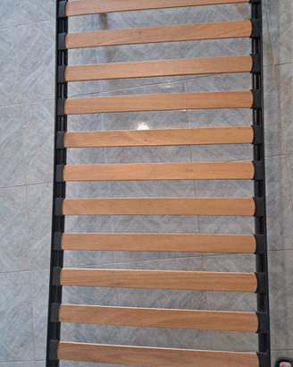 rete singolain doche di legno letto eminflex