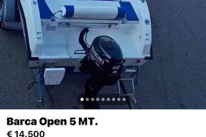 Barca a motore marchiata CE