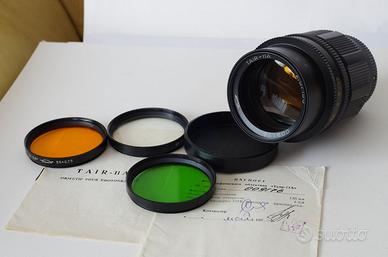 KMZ TAIR-11A RARO DOPPIO ZERO 135mm f 2.8 M42 vide