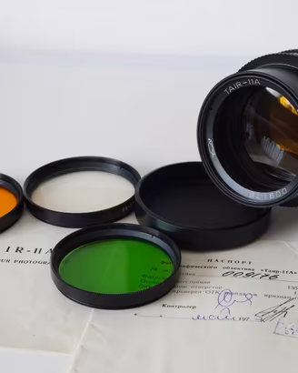 KMZ TAIR-11A RARO DOPPIO ZERO 135mm f 2.8 M42 vide