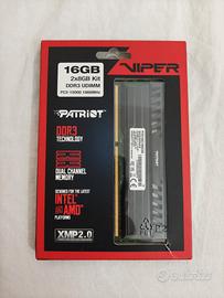 RAM DDR3 Patriot Viper 16Giga 8GB x 2 Gaming 