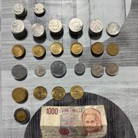 monete italiane di taglio diverso