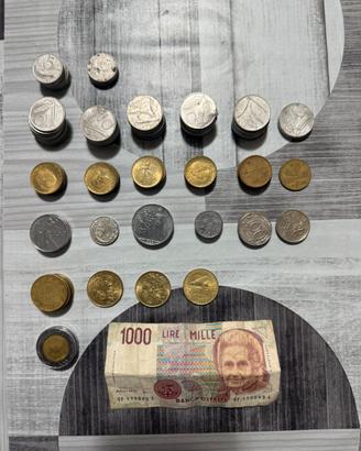 monete italiane di taglio diverso