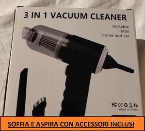 Aspirapolvere con soffio e aspirazione NUOVO