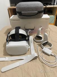 Meta quest 2 + cinturino powerbank + custodia