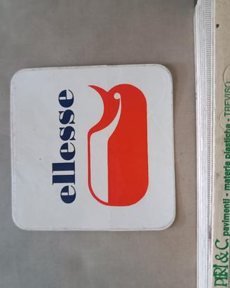 adesivo vintage ellesse 
