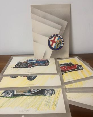 Stampe vintage da collezione Alfa Romeo