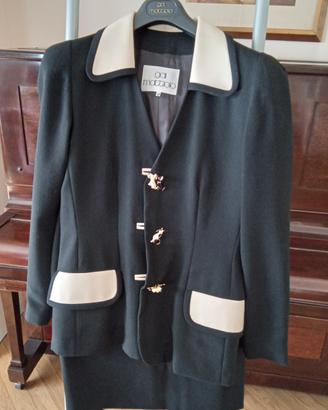 Tailleur vintage Gai Mattiolo con bottoni gioiello