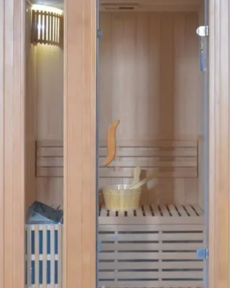 Sauna Finlandese con stufa Sawo