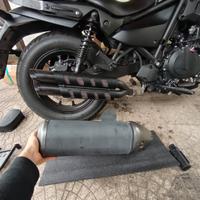 Marmitta Scarico Terminale Kawasaki Eliminator 500