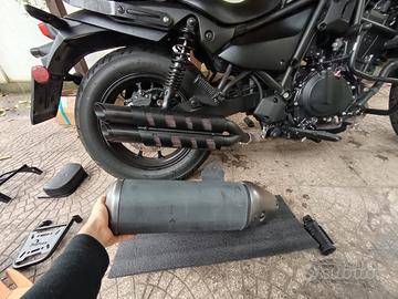 Marmitta Scarico Terminale Kawasaki Eliminator 500