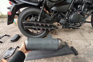 Marmitta Scarico Terminale Kawasaki Eliminator 500