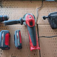Einhell Kit trapano + flessibile e 2 batterie