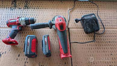 Einhell Kit trapano + flessibile e 2 batterie