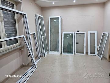 12 finestre alluminio R40 pari al nuovo 
