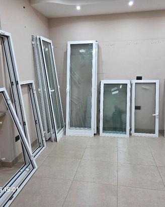 12 finestre alluminio R40 pari al nuovo 