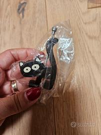 Gatto nero portafoto.Nuovo