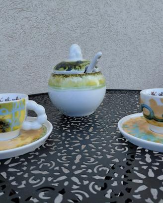 Set Thun tazsine caffé e zucchieriera