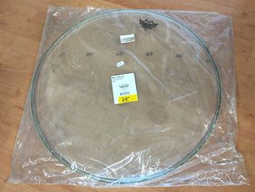 REMO AMBASSADOR CLEAR 24" BASS DRUM