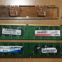 Ram DDR2 2x2GB + 1 dissipatore