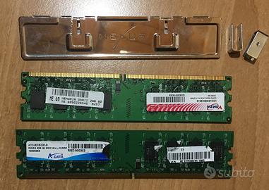 Ram DDR2 2x2GB + 1 dissipatore