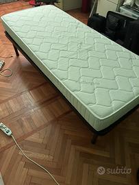 Letto singolo (materasso + struttura con doghe)