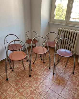 6 sedie vintage