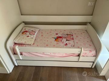 Lettino Bambino 144x80 cm con Cassettone