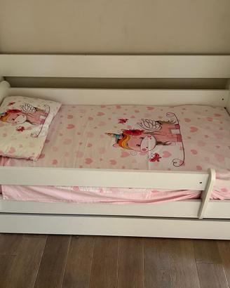 Lettino Bambino 144x80 cm con Cassettone
