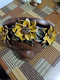 N.4 applique in ceramica siciliana