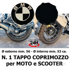 n 1 Tappo Coprimozzo nero Bmw moto scooter gs1250