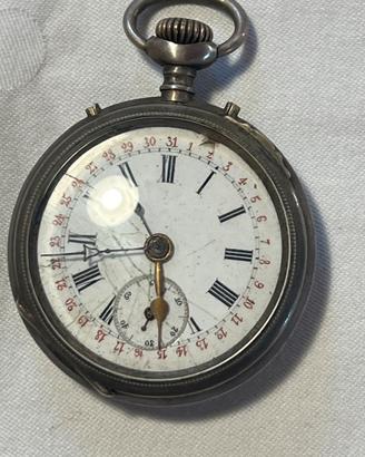 Antico Orologio da Tasca con Datario – Fine '800