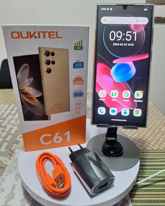 Smartphone Oukitel C61 Nero 128GB