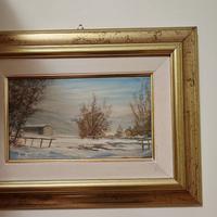 Quadro con cornice 35x25 olio su tela