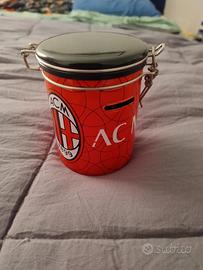 Barattolo salvadanaio AC Milan 