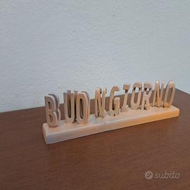 fermacarte da scrivania buongiorno un ca...zo
