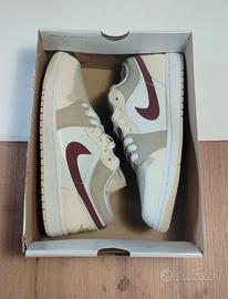 Nike Air Jordan 1 Low - Summit White Red Sepia